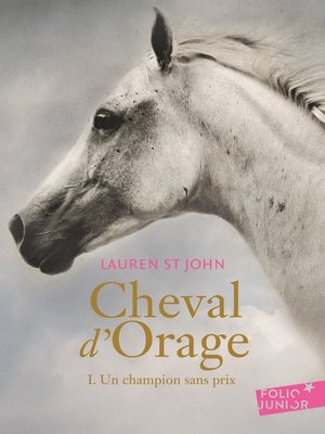 cover image of Cheval d'Orage (Tome 1)--Un champion sans prix